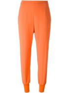 Stella Mccartney 'julia' Trousers, Women's, Size: 46, Yellow/orange, Viscose/acetate/spandex/elastane/cotton