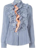 Jil Sander Striped Ruched Front Shirt