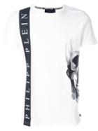 Philipp Plein - Skull And Logo T-shirt - Men - Cotton - M, White, Cotton