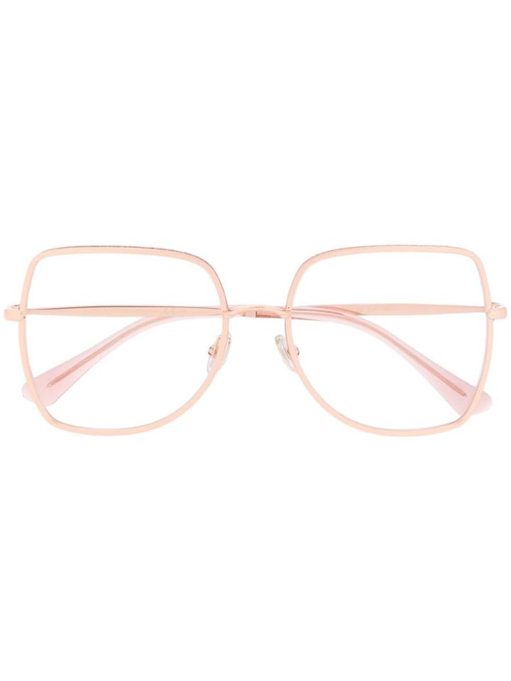 Jimmy Choo Eyewear Oversized Glasses - Pink