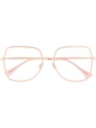 Jimmy Choo Eyewear Oversized Glasses - Pink