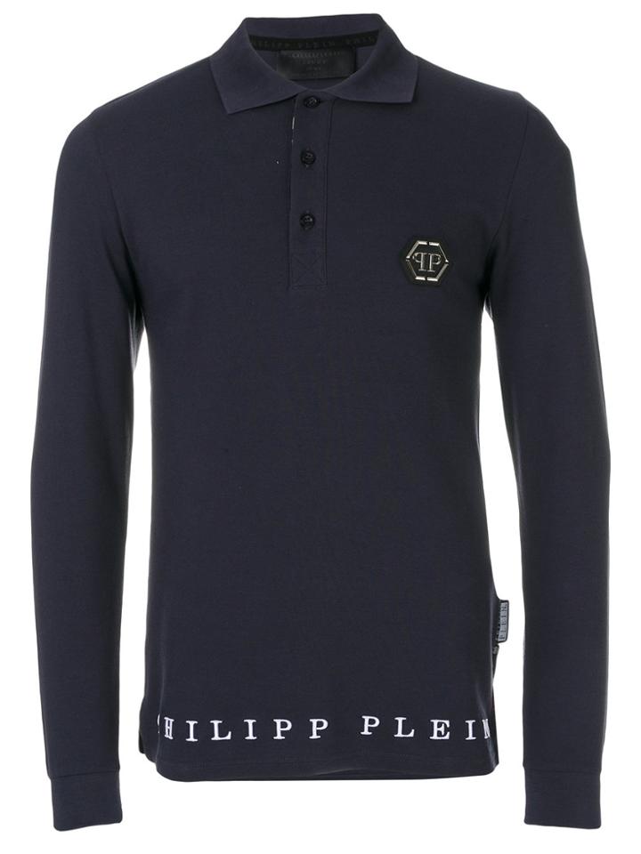 Philipp Plein Greatness Polo Top - Blue