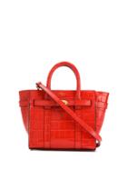 Mulberry Micro Zipped Bayswater Tote - Red
