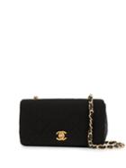 Chanel Pre-owned Full Flap Chain Shoulder Bag - Black