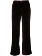 F.r.s For Restless Sleepers Bordo Trousers - Red