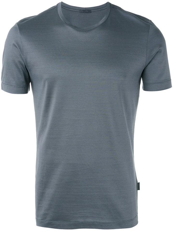 Pal Zileri - Fitted T-shirt - Men - Cotton - M, Grey, Cotton