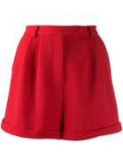 Styland High Waisted Shorts - Red