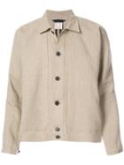 Jan Jan Van Essche Loose Fit Denim Style Jacket - Neutrals