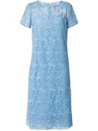 Nina Ricci Guipure Lace Dress - Blue