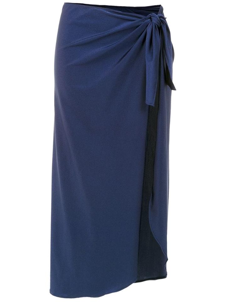 Adriana Degreas Midi Beach Skirt - Blue
