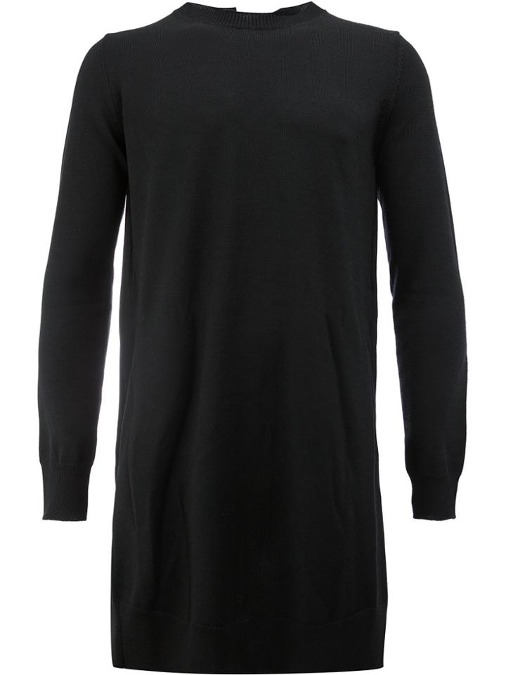 Comme Des Garçons Homme Plus Long Layered Jumper - Black