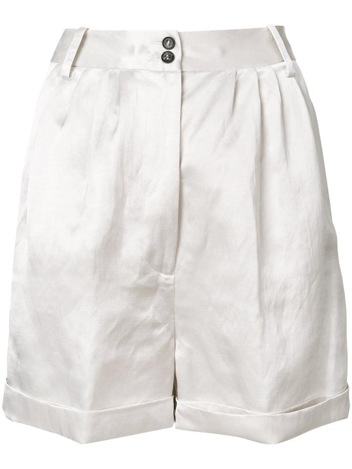 Forte Forte Pleated Shorts - White
