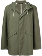 Ermenegildo Zegna Drawstring Hooded Jacket - Green