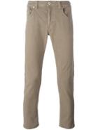 Dondup 'mius' Slim-fit Trousers, Men's, Size: 35, Nude/neutrals, Cotton/spandex/elastane