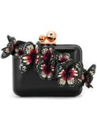 Sophia Webster Metal Detail Clutch Bag - Black