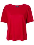 Theory - Oversized T-shirt - Women - Cotton/modal - M, Red, Cotton/modal