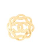 Chanel Pre-owned Cc Brooch - Gold