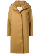 Mackintosh Autumn Bonded Cotton Hooded Coat Lr-021 - Brown