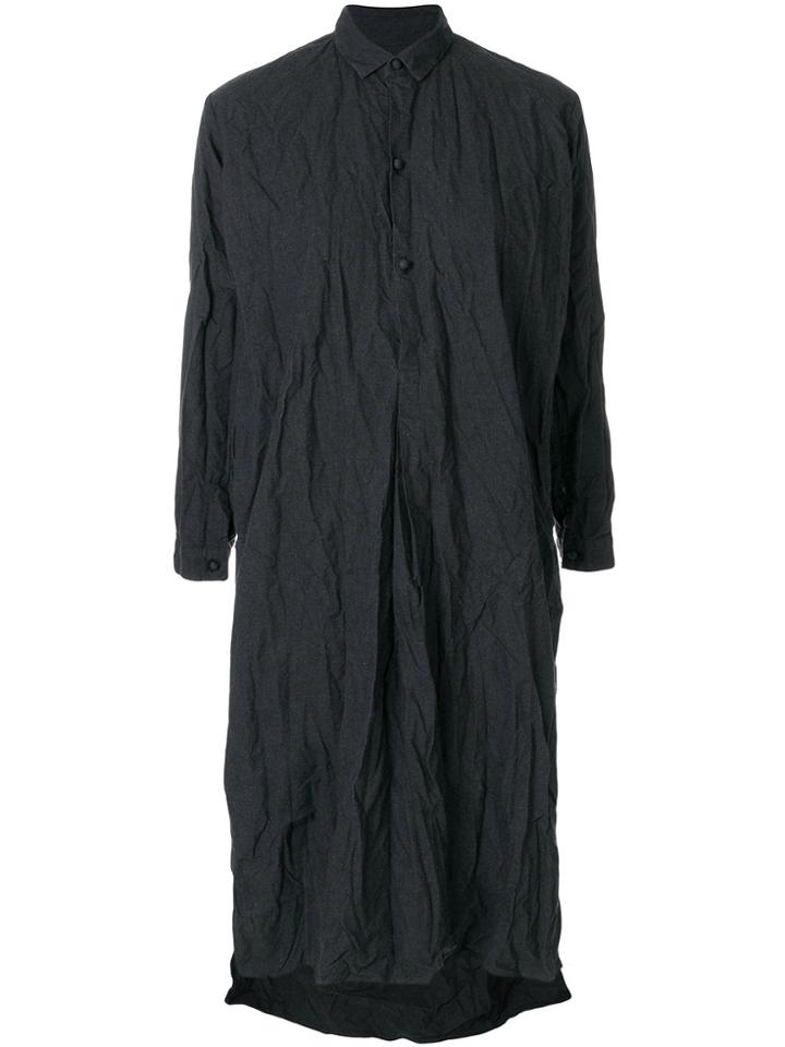 Daniela Gregis Creased Shirt Dress - Grey