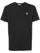 Stone Island - Logo Plaque T-shirt - Men - Cotton - L, Black, Cotton