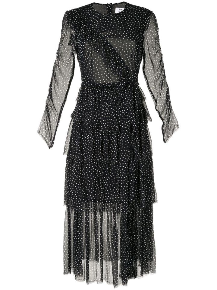 Sir. Constance Ruffle Dress - Blue