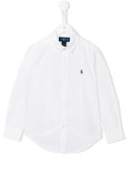Ralph Lauren Kids Logo Embroidered Shirt, Boy's, Size: 8 Yrs, White