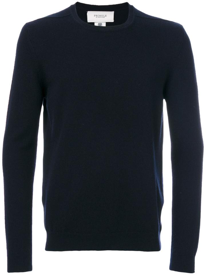 Pringle Of Scotland Round Neck Jumper - Blue