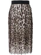 Andrea Marques All-over Print Skirt - Brown