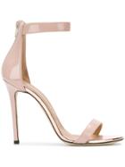 Marc Ellis Ankle Strap Stiletto Sandals - Nude & Neutrals