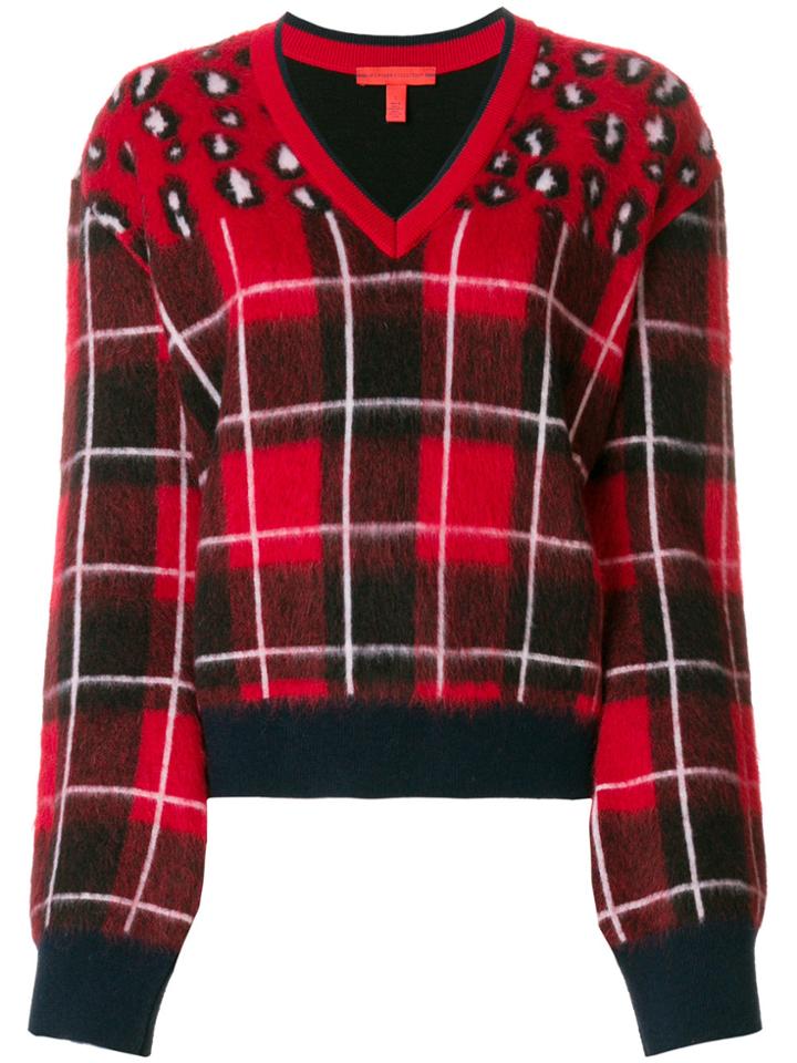 Hilfiger Collection Tartan V-neck Sweater - Multicolour