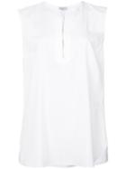 Brunello Cucinelli - V-neck Tank Top - Women - Silk/spandex/elastane - Xs, White, Silk/spandex/elastane