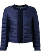 Muveil Cropped Padded Jacket, Women's, Size: 36, Blue, Wool/polyester