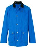 Barbour Contrast Collar Bedale Jacket - Blue