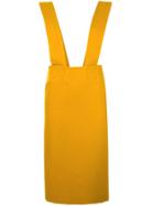 Each X Other Suspender Skirt - Yellow & Orange
