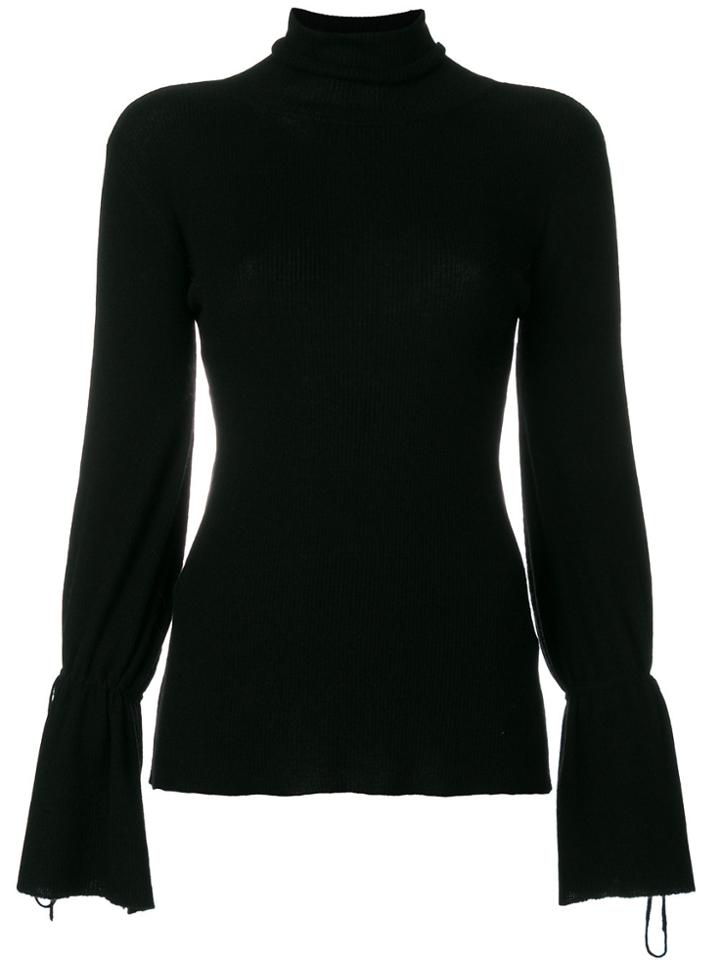 Ryan Roche Roll Neck Jumper - Black