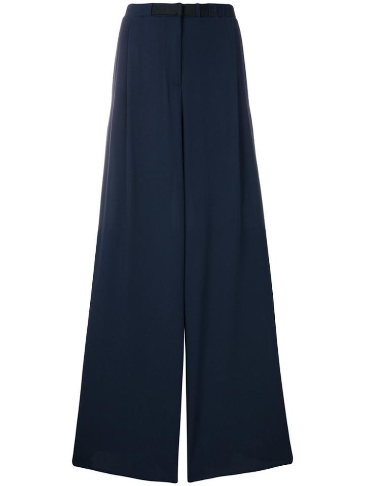 Dusan Full Flared Trousers - Blue