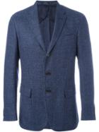 Polo Ralph Lauren Fitted Blazer, Men's, Size: 40, Blue, Linen/flax/cupro/wool