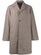 Prada Tweed Single-breasted Coat - Grey