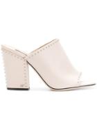 Sergio Rossi Slip On Sandals - Nude & Neutrals