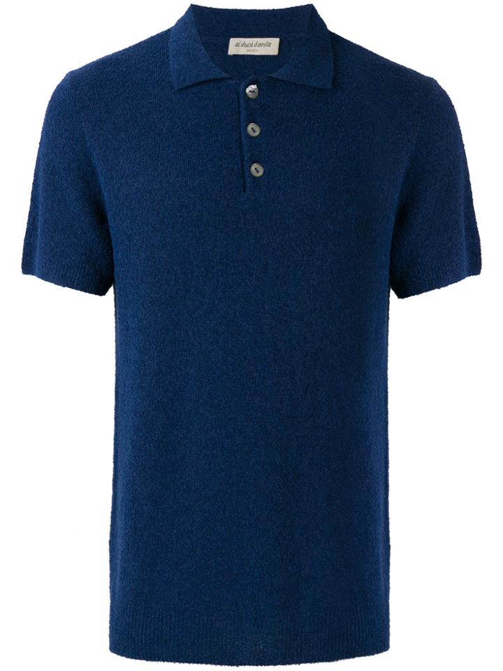 Al Duca D'aosta 1902 Brushed Polo Shirt - Blue