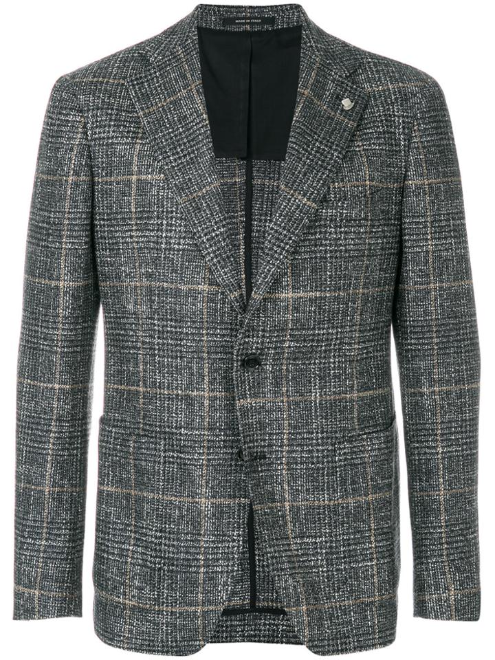 Tagliatore Prince Of Wales Suit - Grey