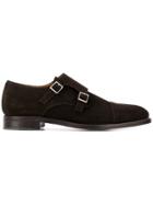 Berwick Shoes Classic Monk Shoes - Brown