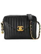 Chanel Vintage Jumbo Xl 'mademoiselle' Shoulder Bag, Women's, Black