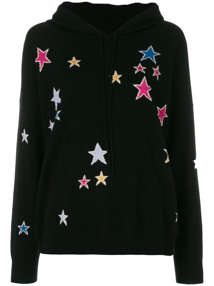 Chinti & Parker Acid Star Hoodie - Black