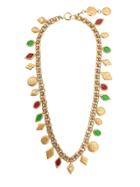 Chanel Pre-owned 1980s Geometric Charms Necklace - Gold