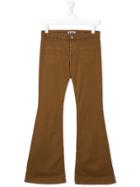 Dondup Kids Flared Trousers - Brown