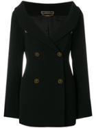 Versace Double-breasted Jacket - Black