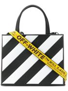 Off-white Striped Tote Bag - Black