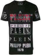 Philipp Plein Studded Logo T-shirt - Black