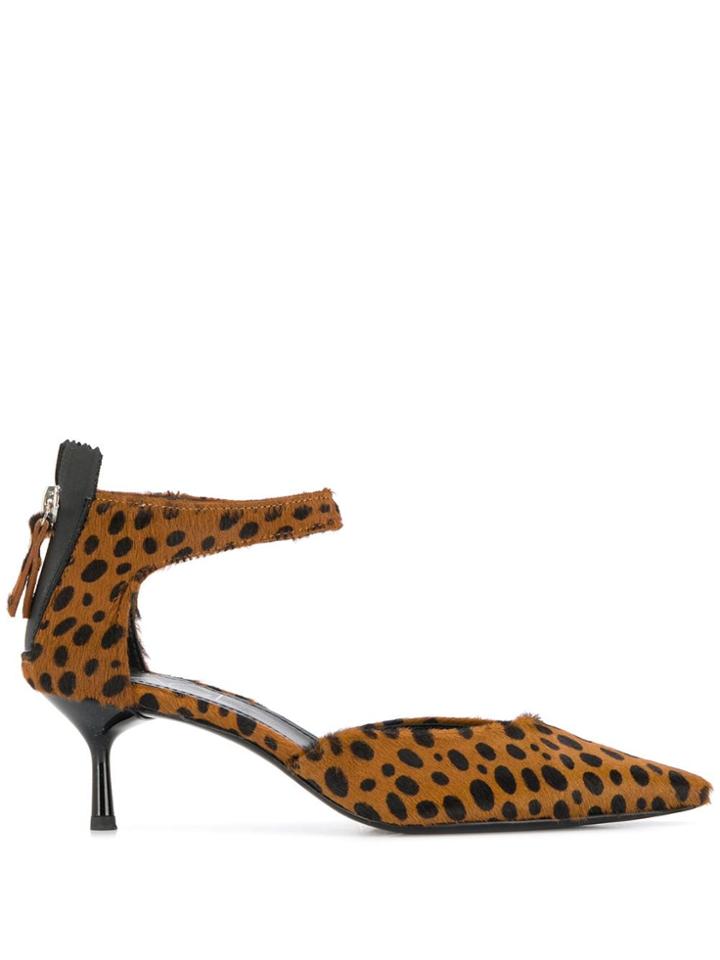 Agl Cheetah Print Pumps - Brown